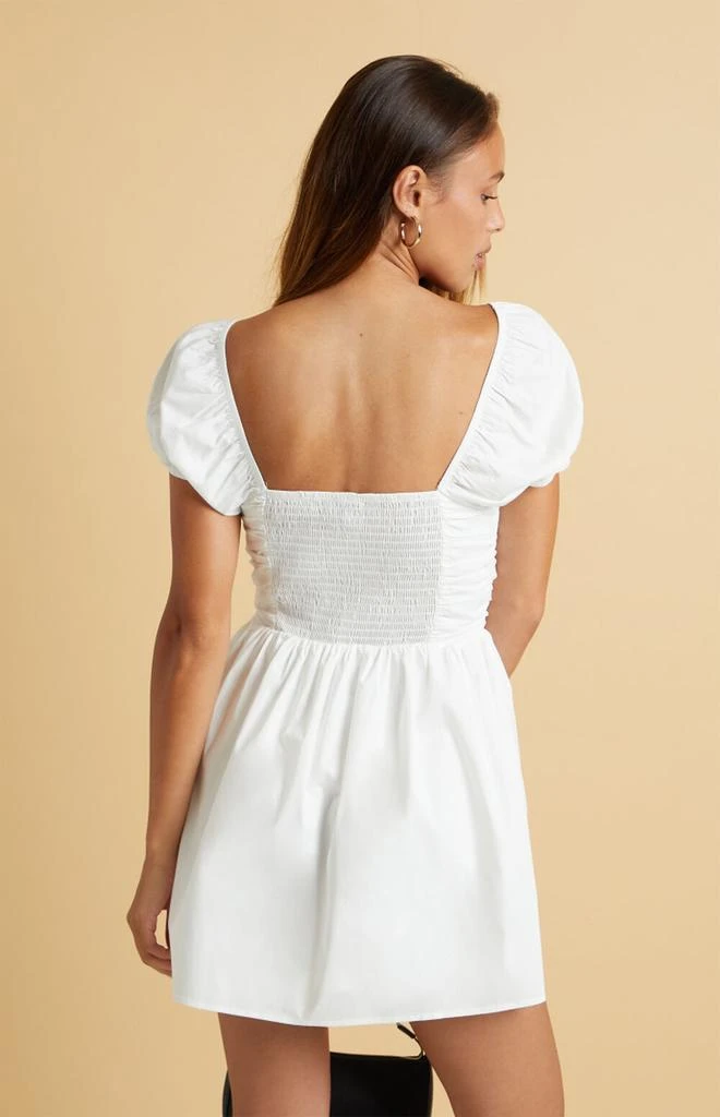 LA Hearts Puff Sleeve Ruched Mini Dress 3