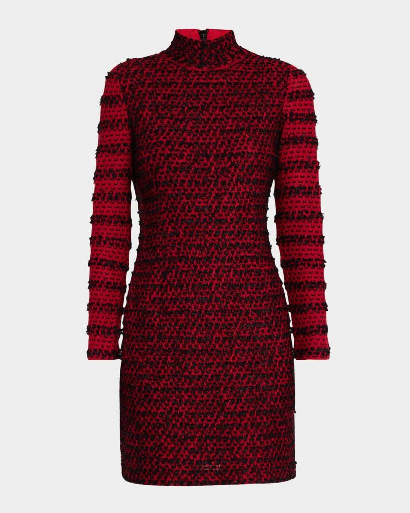 Misook Two-Toned Eyelash Knit Mini Dress 1