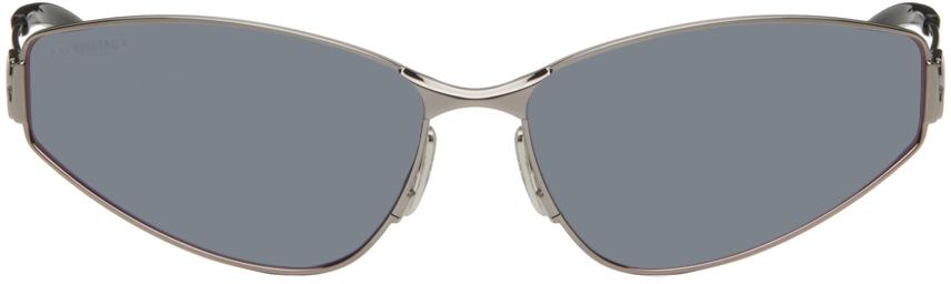 Balenciaga Silver Cat-Eye Sunglasses - Accessories - Compare