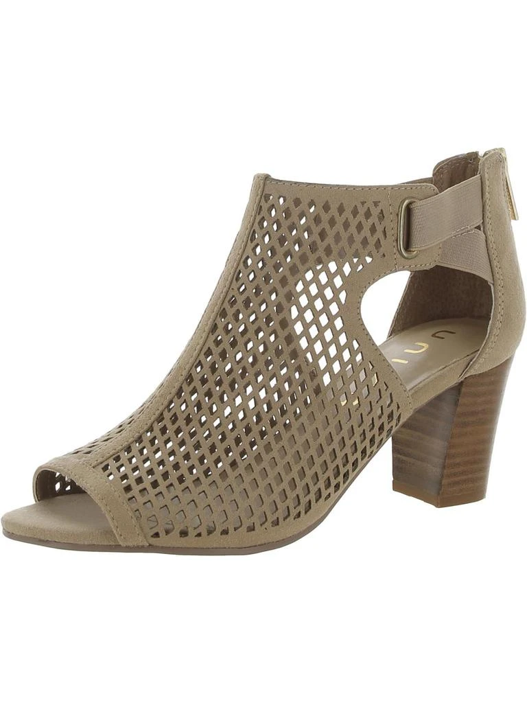 Unisa Womens Cut-Out Open Toe Ankle Boots 1
