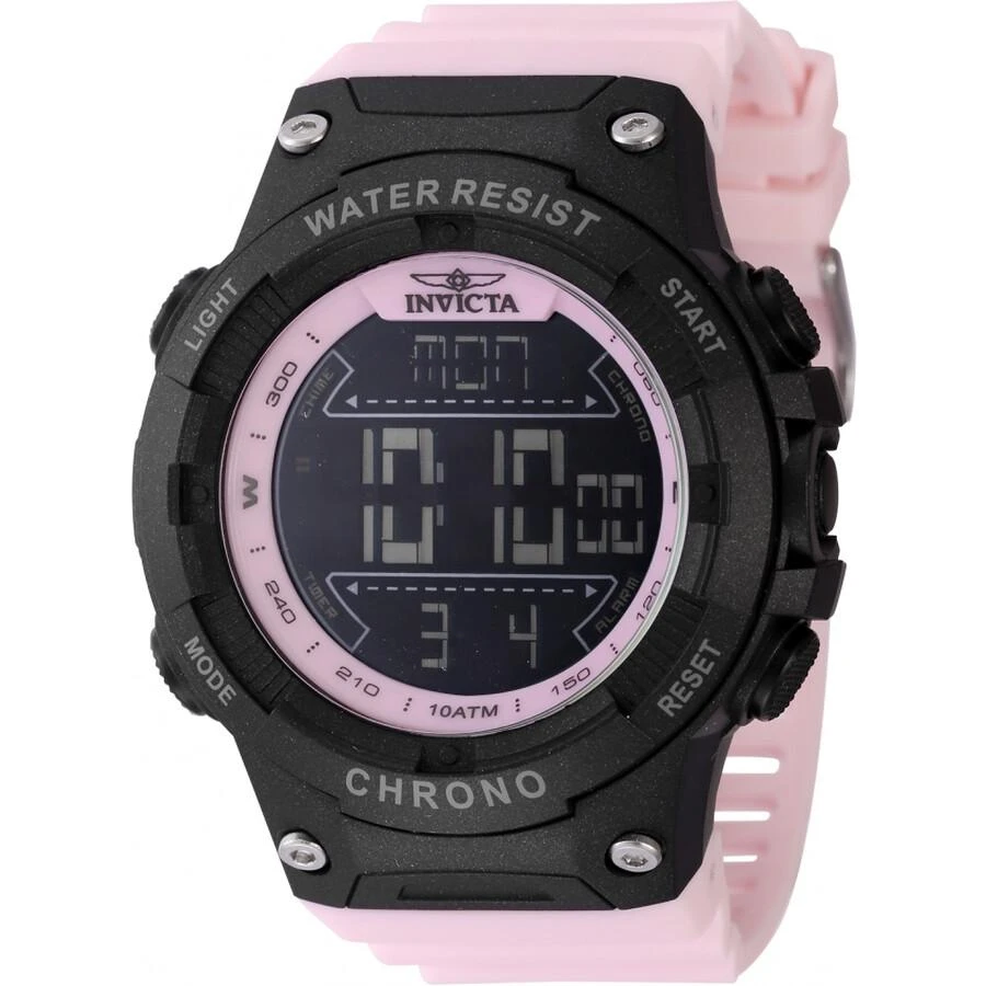 Invicta Invicta Racing Alarm Chronograph GMT Quartz Digital Black Dial Men's Watch 48051 1