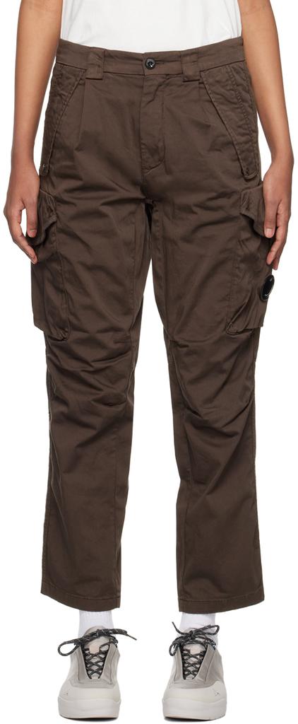 C.P. Company Brown Lens Cargo Pants