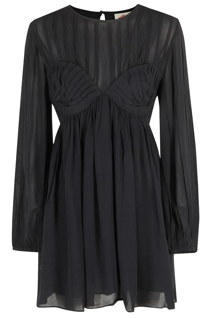 farm rio black mini dress Farm Rio Belle Garden Black Mini Dress – Mode Sportif main image 0