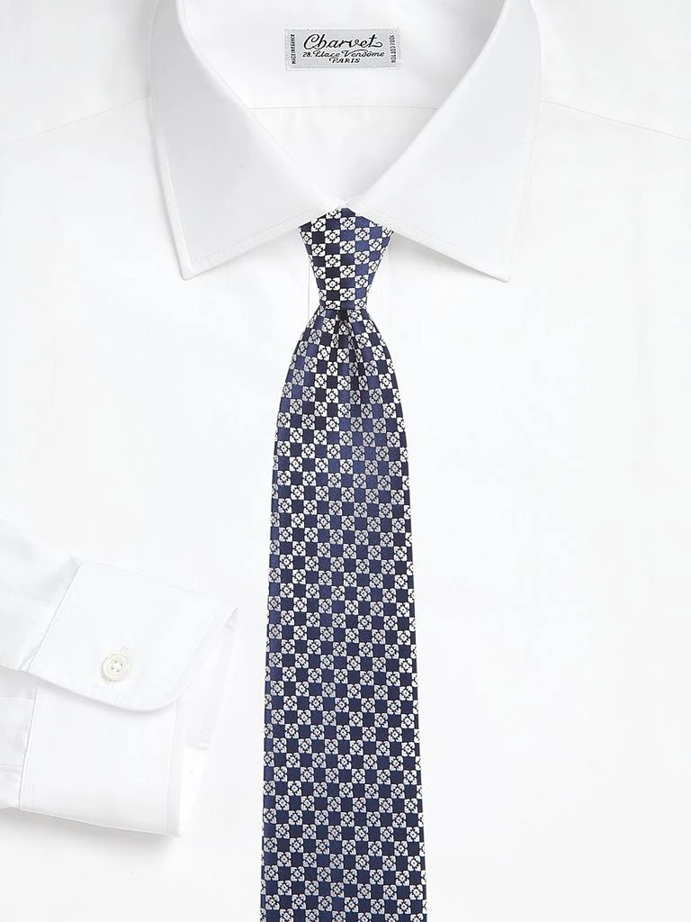 Charvet Diamond Geo Woven Silk Tie 2