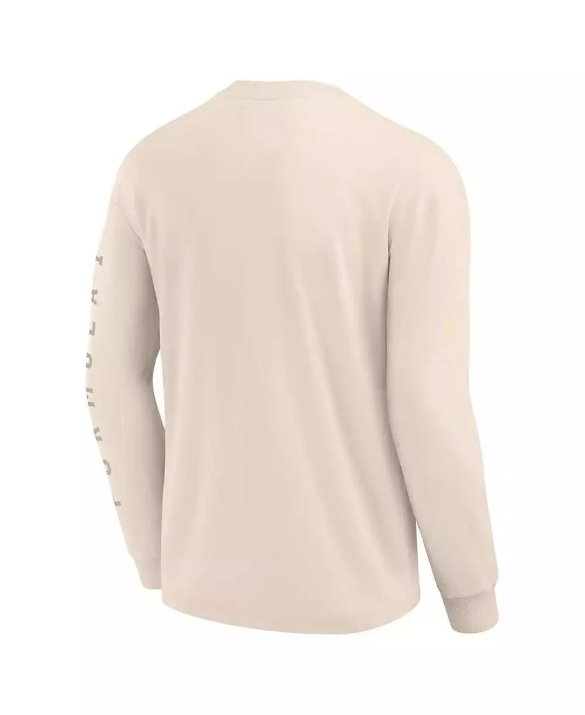 Formula 1 Men's Cream Elements Future Ground Tonal Info Long Sleeve T-Shirt 3