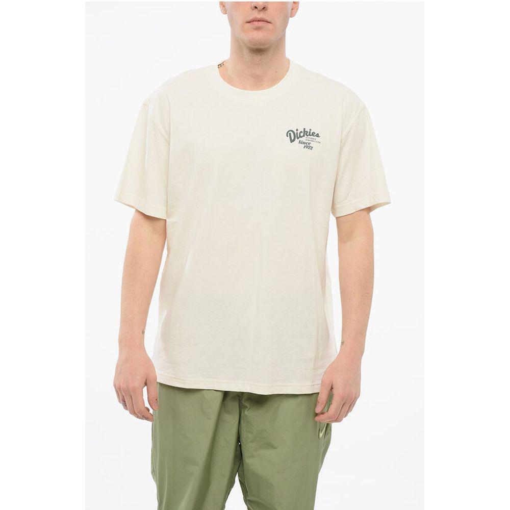 DICKIES Cotton Crew-neck T-shirt with Maxi Printed Men's Back
