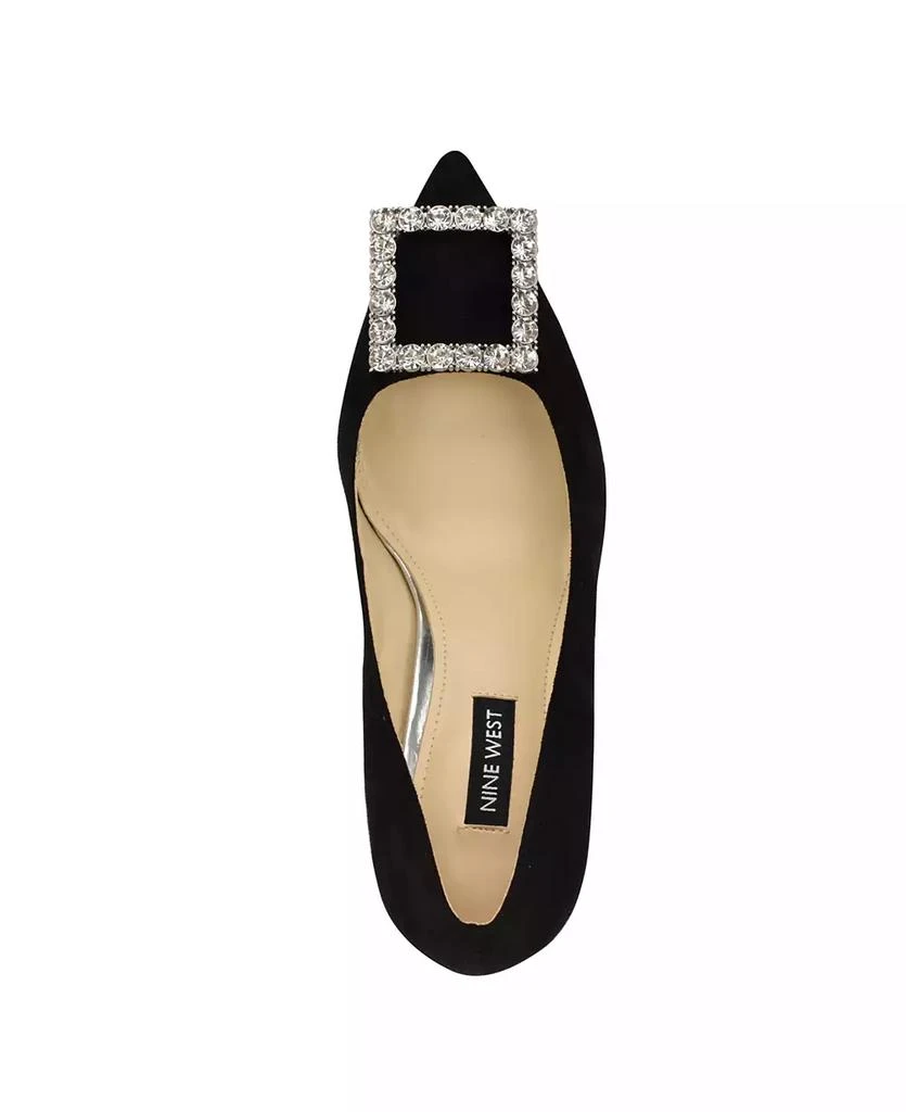 Nine West Women's Jaquee Pointy Toe Embellished Dress Pumps 4