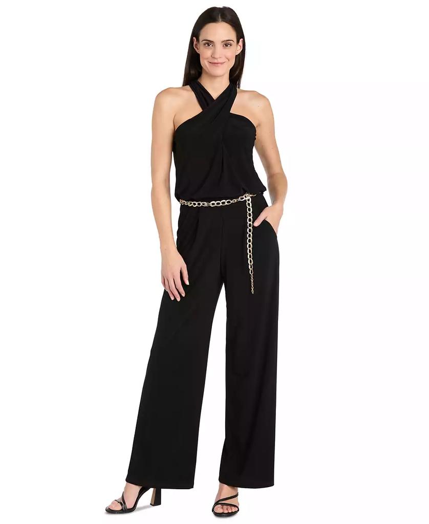 R & M Richards Women's Halter Jumpsuit