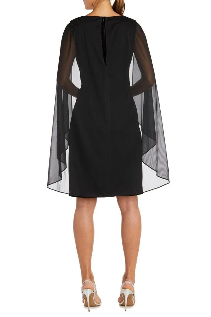 R&M Richards R&M Richards - Velvet Capelet Short Dress 2