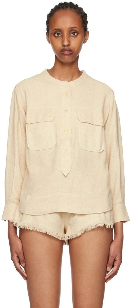 Isabel Marant Beige Tecoyo Shirt 1