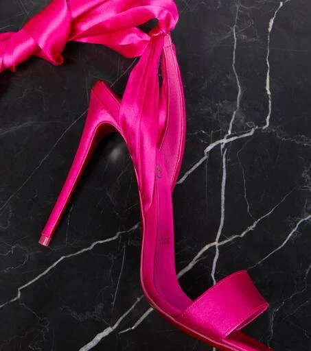Christian Louboutin Sandale Du Désert 100 satin sandals 6