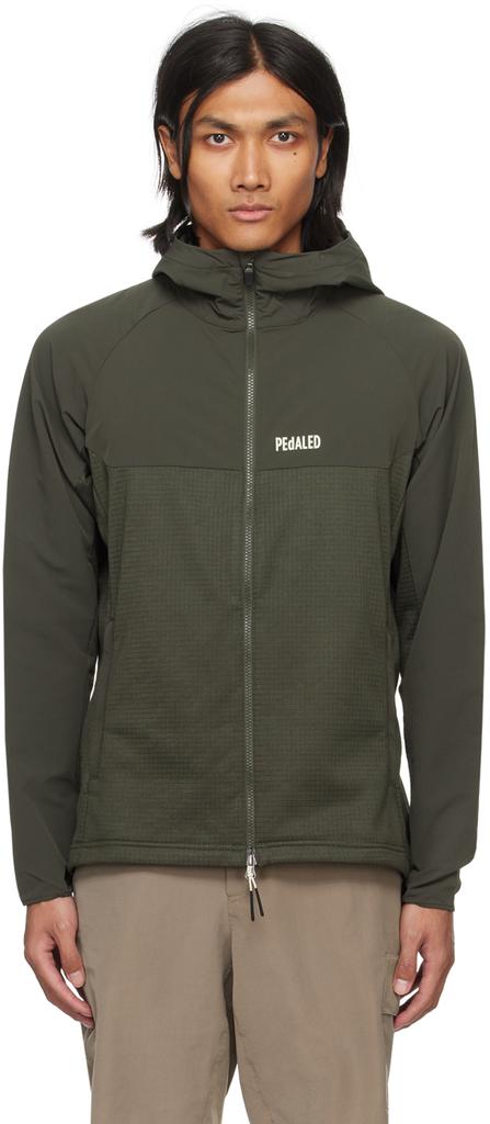 PEDALED Gray & Green Jary Jacket