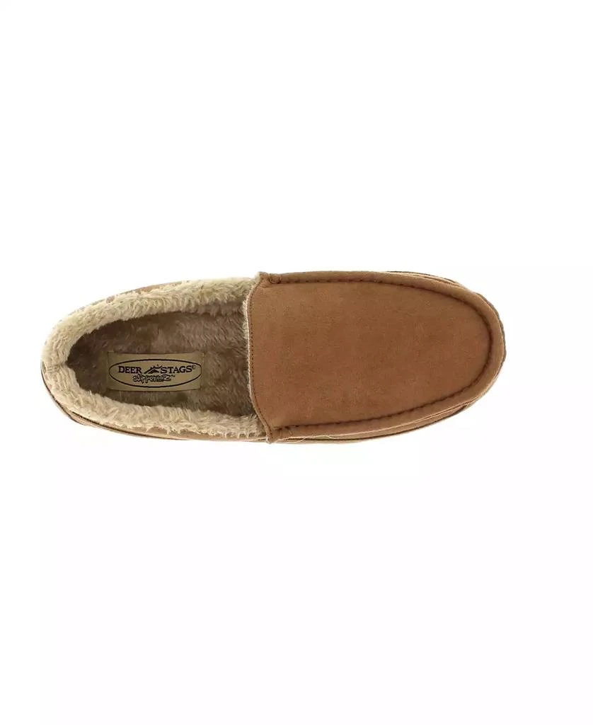 Deer Stags Slipperooz Men's Spun Indoor Outdoor S.U.P.R.O. Sock Cozy Moccasin Slipper 4