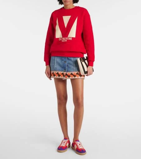 Valentino Upvillage VLogo suede sneakers 3