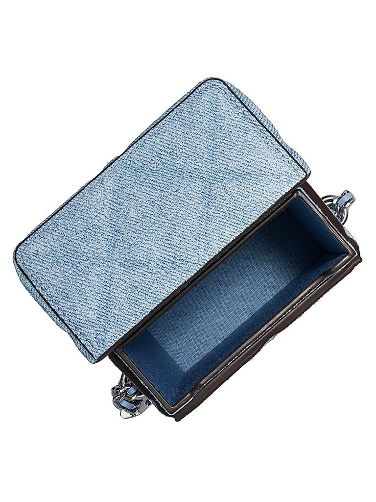 Tory Burch Fleming Quilted Suede Phone Crossbody Bag 3