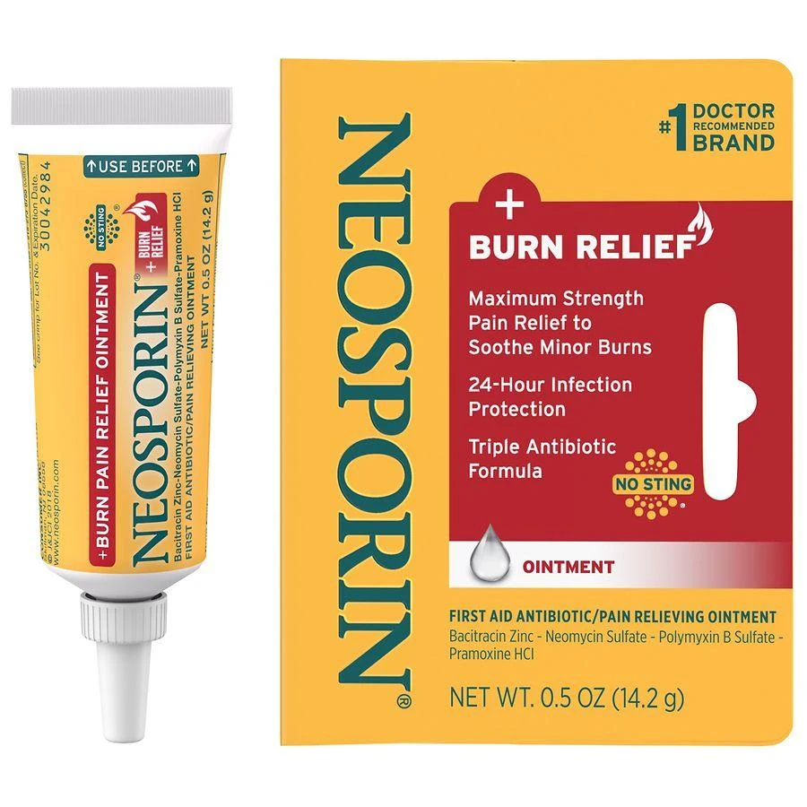 Neosporin + Burn Relief First-Aid Antibiotic Ointment 7