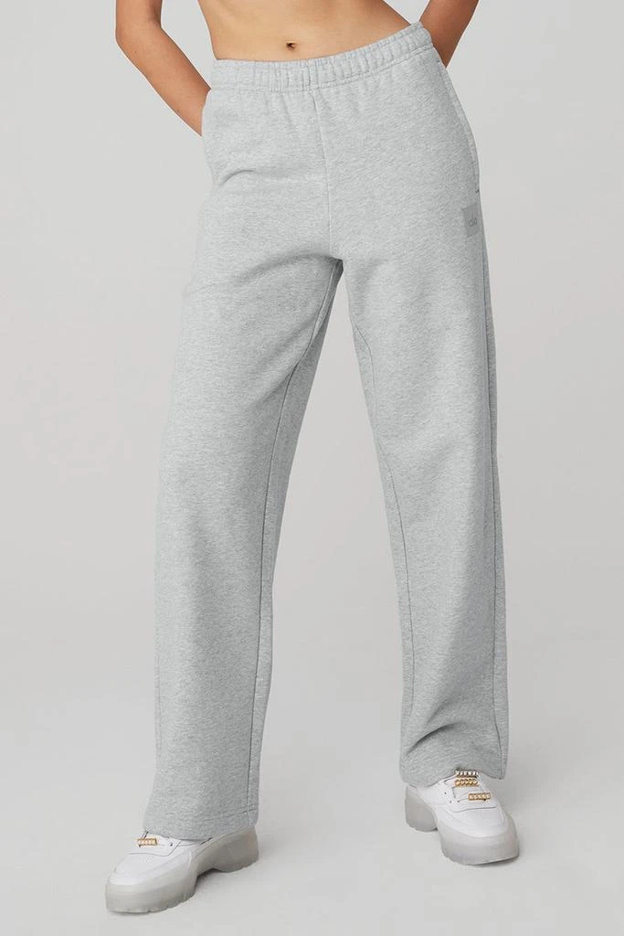 Alo Renown Heavy Weight Sweatpant - Black 1