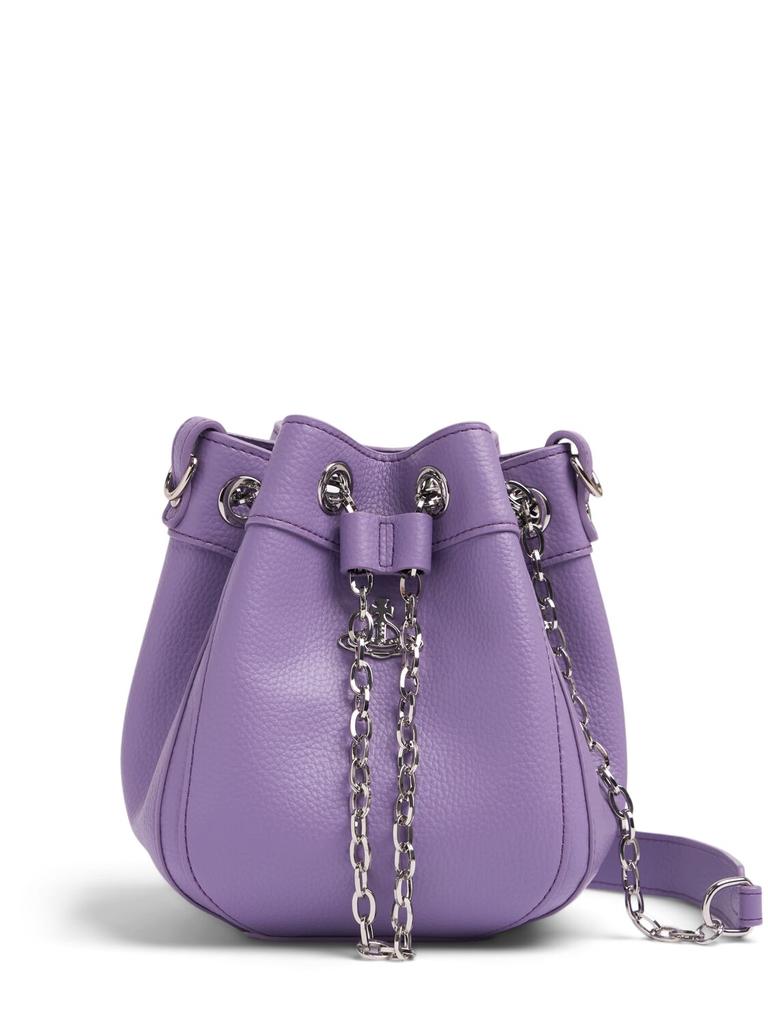 VIVIENNE WESTWOOD Small Chrissy Faux Leather Bucket Bag