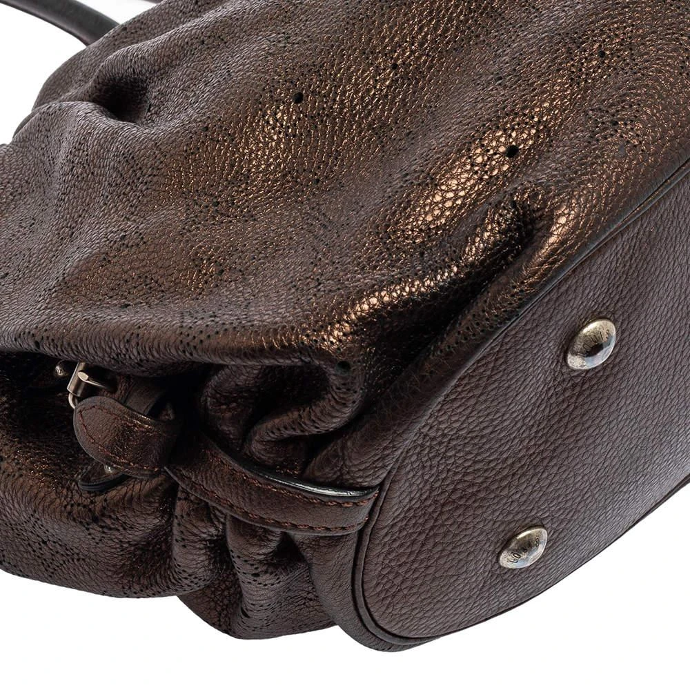 Louis Vuitton Louis Vuitton Bronze Monogram Mahina Leather L Bag 12
