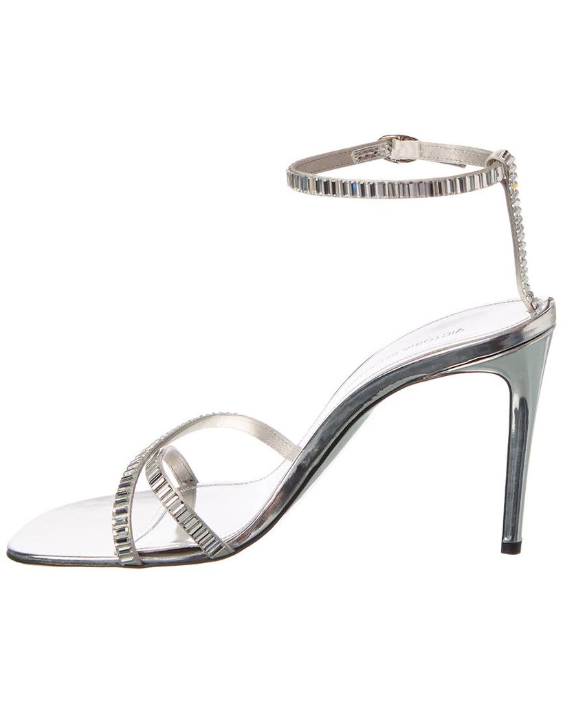Victoria Beckham Rhinestone Satin Sandal