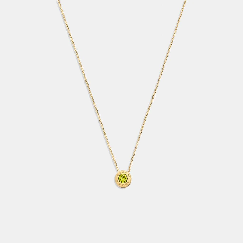 Coach Coach Outlet Open Circle Stone Strand Necklace 3