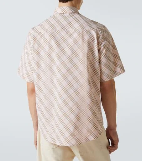 Burberry Burberry Check cotton bowling shirt 4