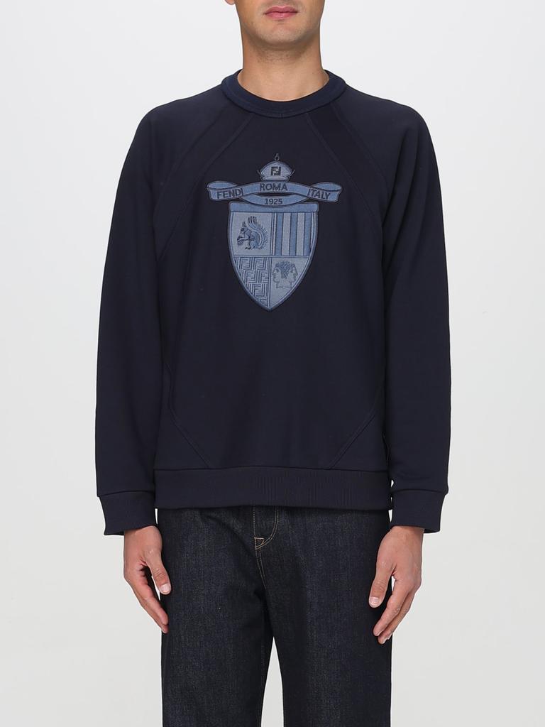 【送料&関税込】Fendi Crest Embroidered Crewneck T-shirt Fendi Fendi Crest Embroidered Crewneck T-Shirt - Gilets