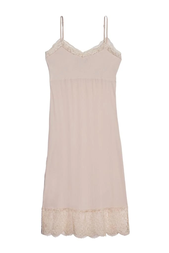 Simone Rocha Nude Lace-Trim Slip Dress with Adjustable Straps 2