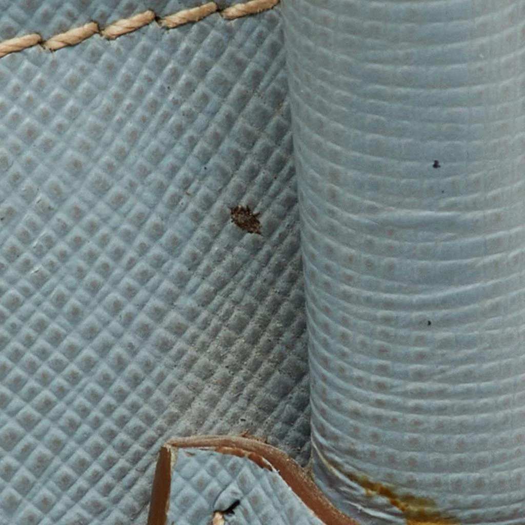 Prada Prada Light Blue/White Saffiano Lux Leather Large Shopper Tote 11