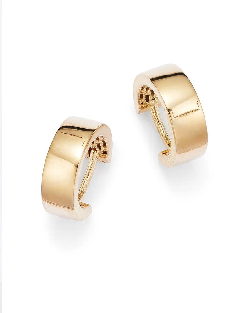 Bloomingdale's Huggie Hoop Earrings in 14K Yellow Gold 4