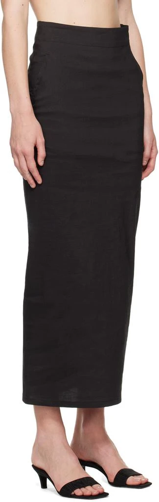 ISSEY MIYAKE Black Membrane Midi Skirt 2