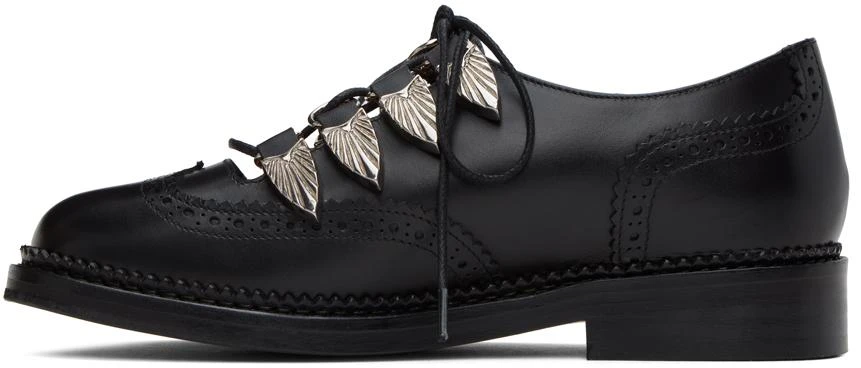 Toga Pulla Black Hard Oxfords 3