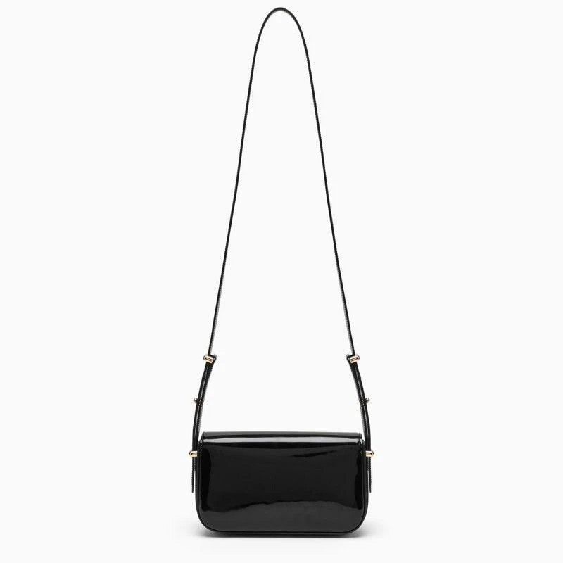 Prada BLACK PATENT LEATHER SHOULDER BAG 2