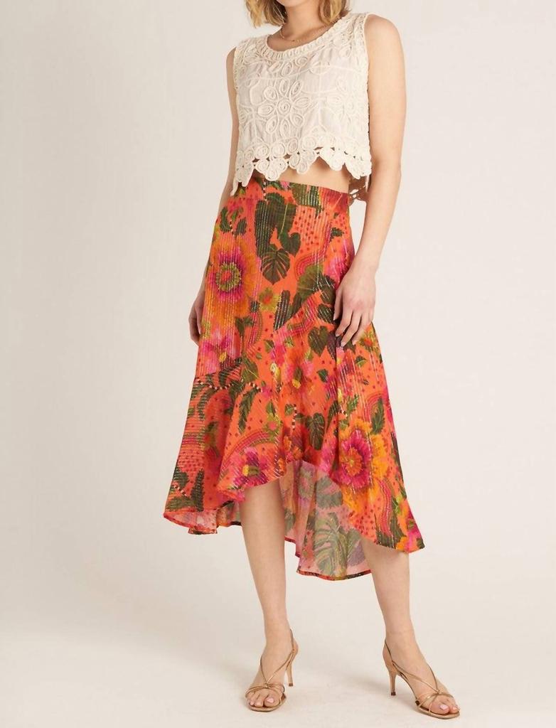 En Creme En Creme - Tropical Midi Skirt