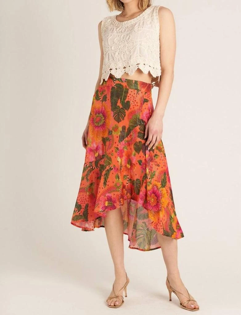 En Creme En Creme - Tropical Midi Skirt 2