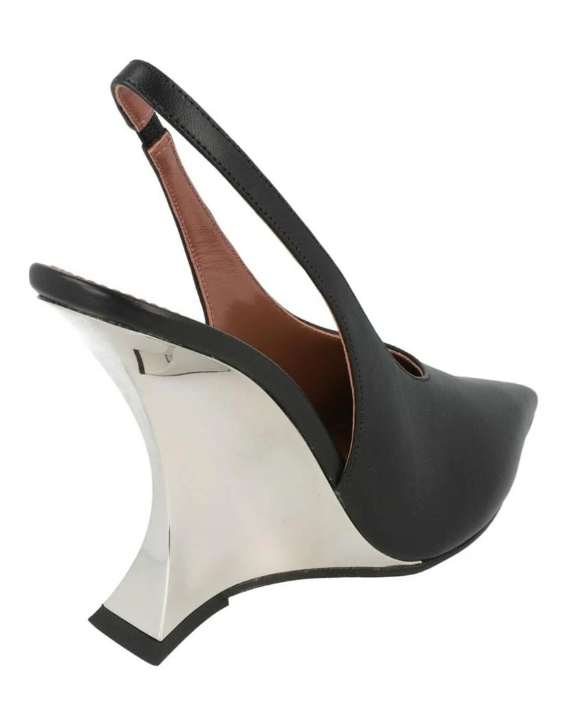 Paris Texas Nina Slingback Wedge Heels 3