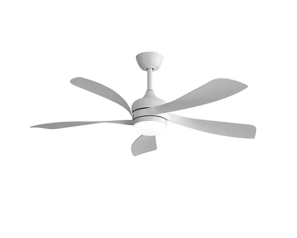 Sofucor 52-inch Modern Downrod Indoor ABS 5 Blades LED Light with Remote Control Support Six Speed Ajustable Ceiling Fan 2