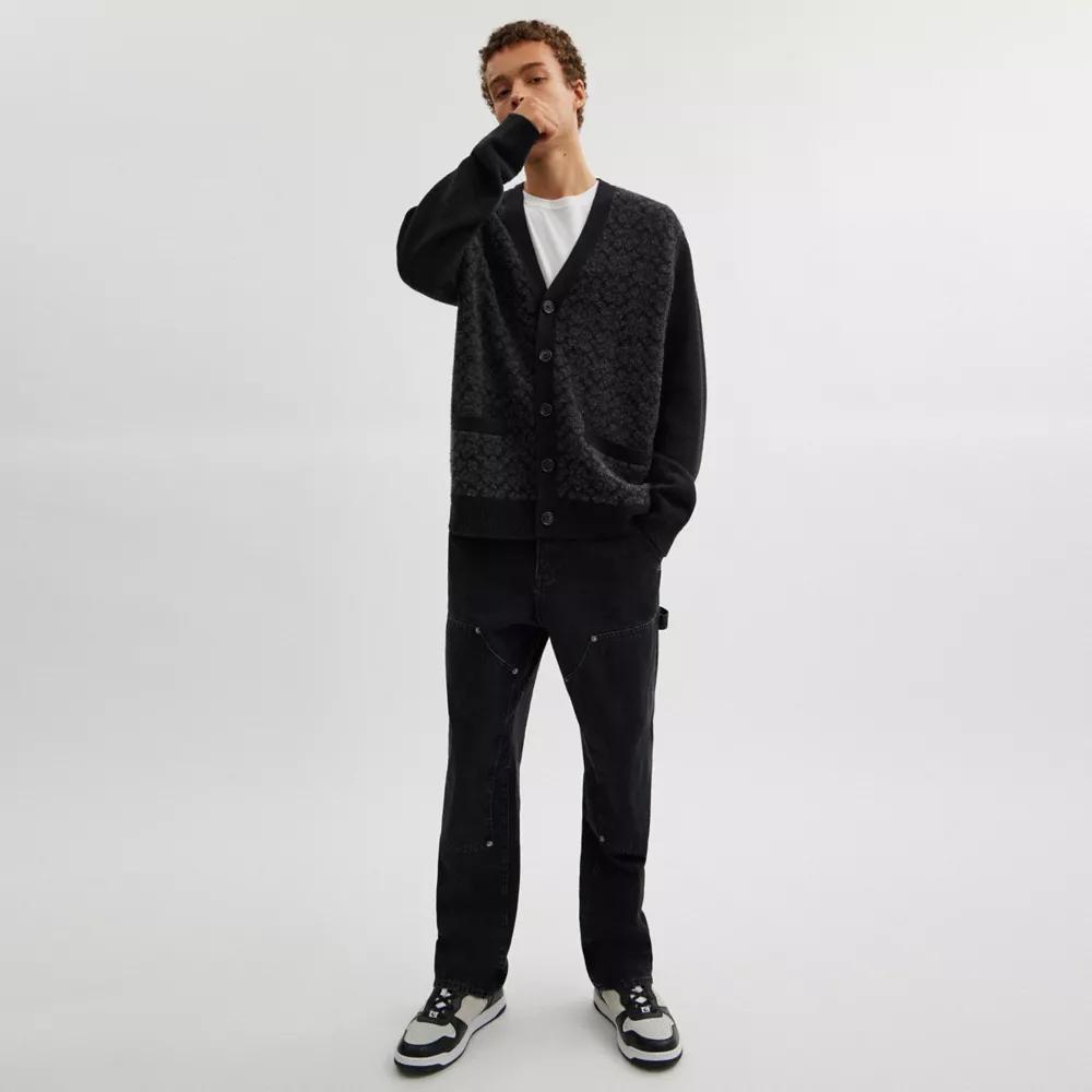 Coach Signature Knit Cardigan