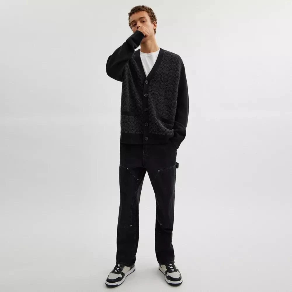 Coach Signature Knit Cardigan 2