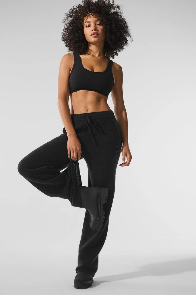 Alo New Class Cashmere Sweatpant - Black 5