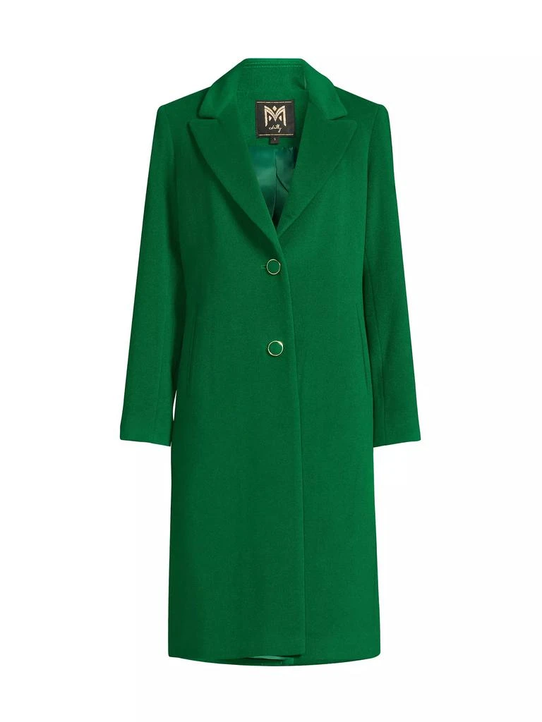 Milly Wool-Blend Single-Breasted Coat 1