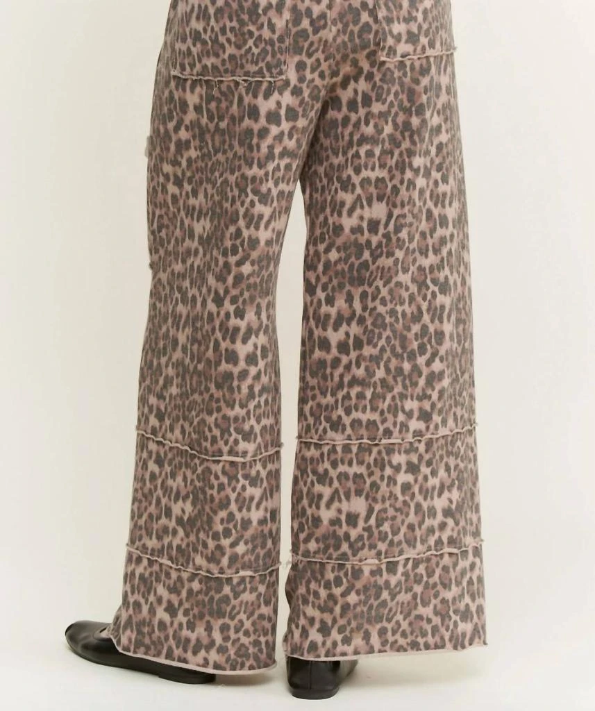 J. Her Wide Leg Sweatpants In Leopard Print 2