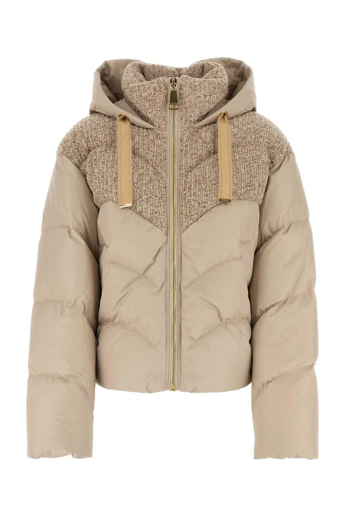 Khrisjoy Cappuccino Polyester Down Jacket 1