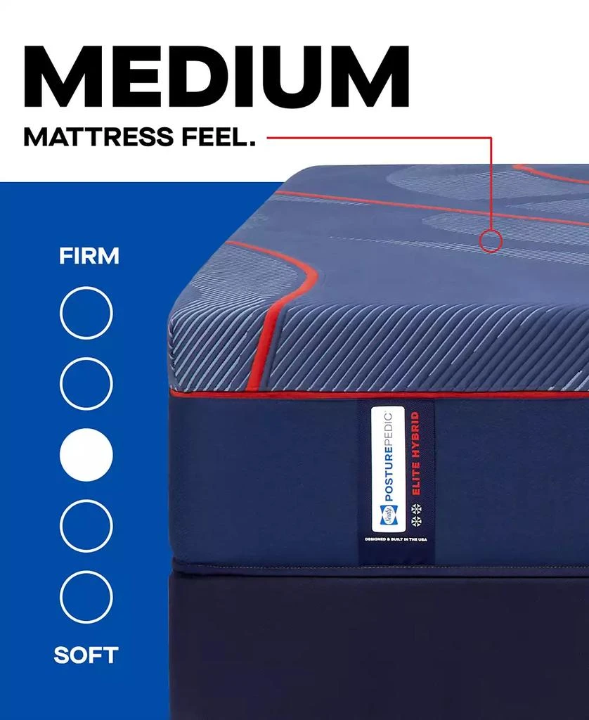 Sealy Posturepedic Elite High Point II 14" Medium Hybrid Tight Top Mattress - 8
