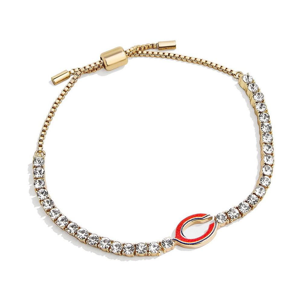 Baublebar Women's Gold Chicago Bears Pull-Tie Tennis Bracelet