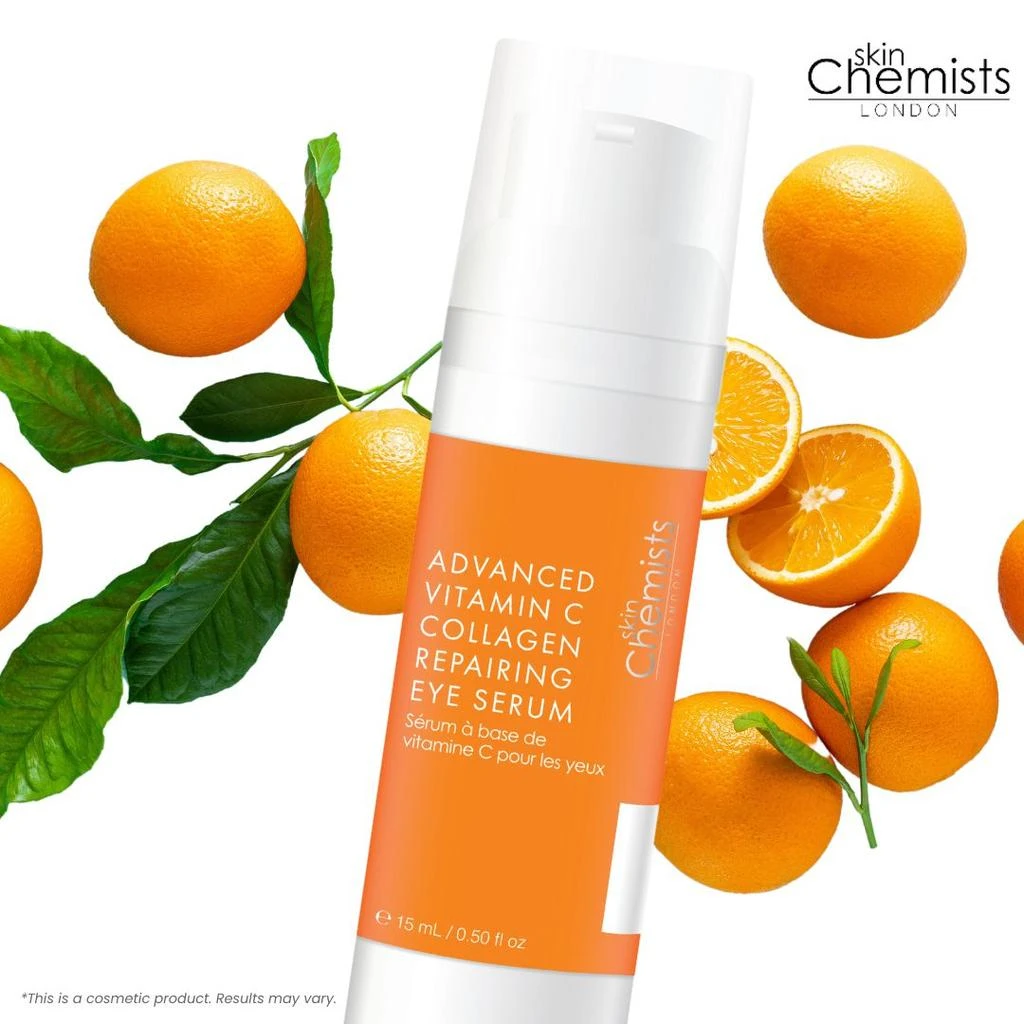 skinChemists Advanced Vitamin C Collagen Repairing Eye Serum 15ml Twin Value Savings Pack 5