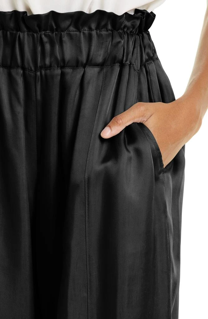 Cinq à Sept Pasha Paperbag Waist Satin Joggers 4