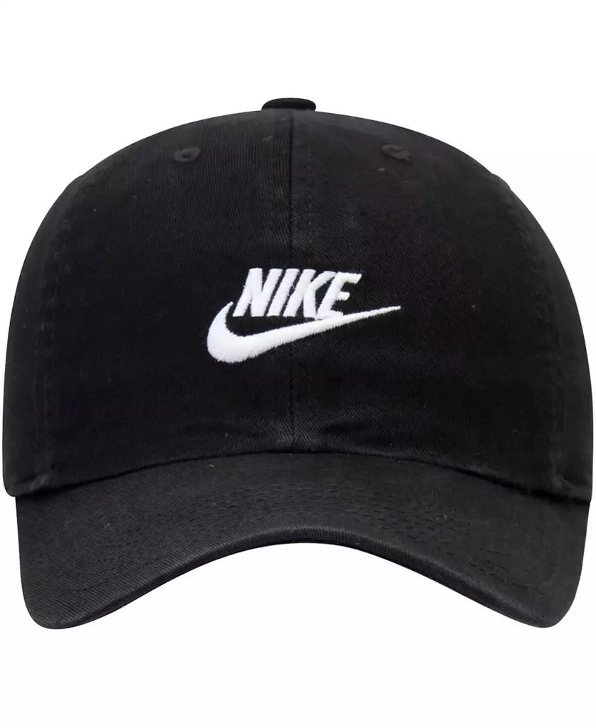 NIKE Youth Boys and Girls Black Heritage 86 Futura Adjustable Hat 3