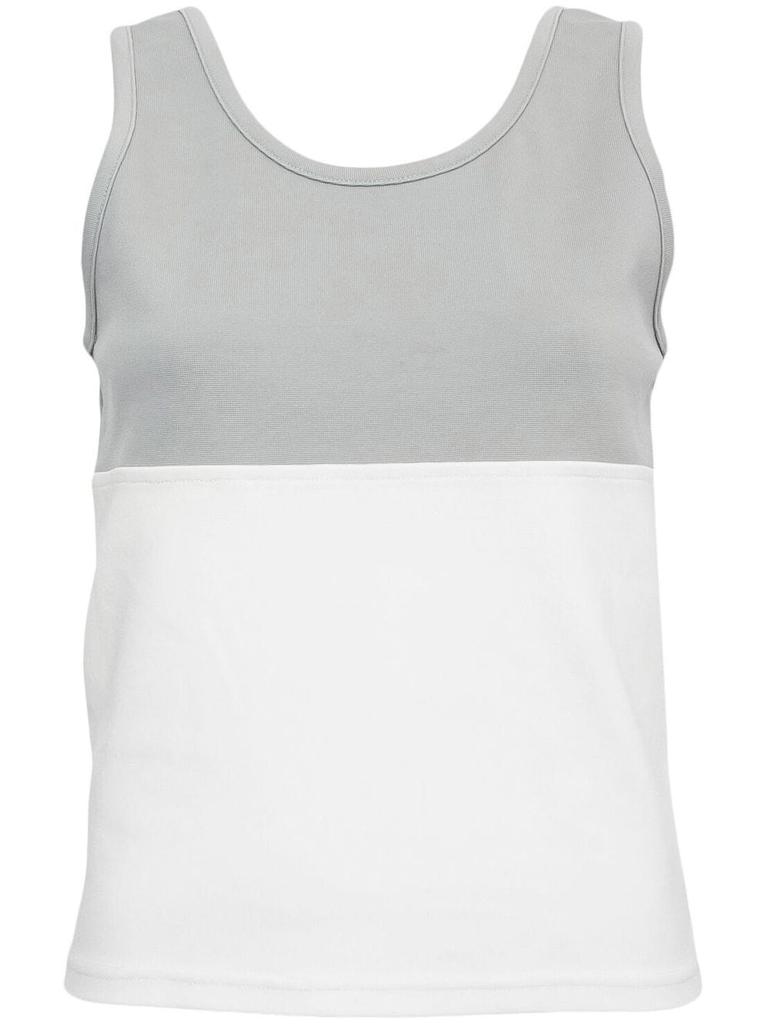 Chanel Pre-Owned 2001-2002 Sports logo patch tank - women -  -  - White