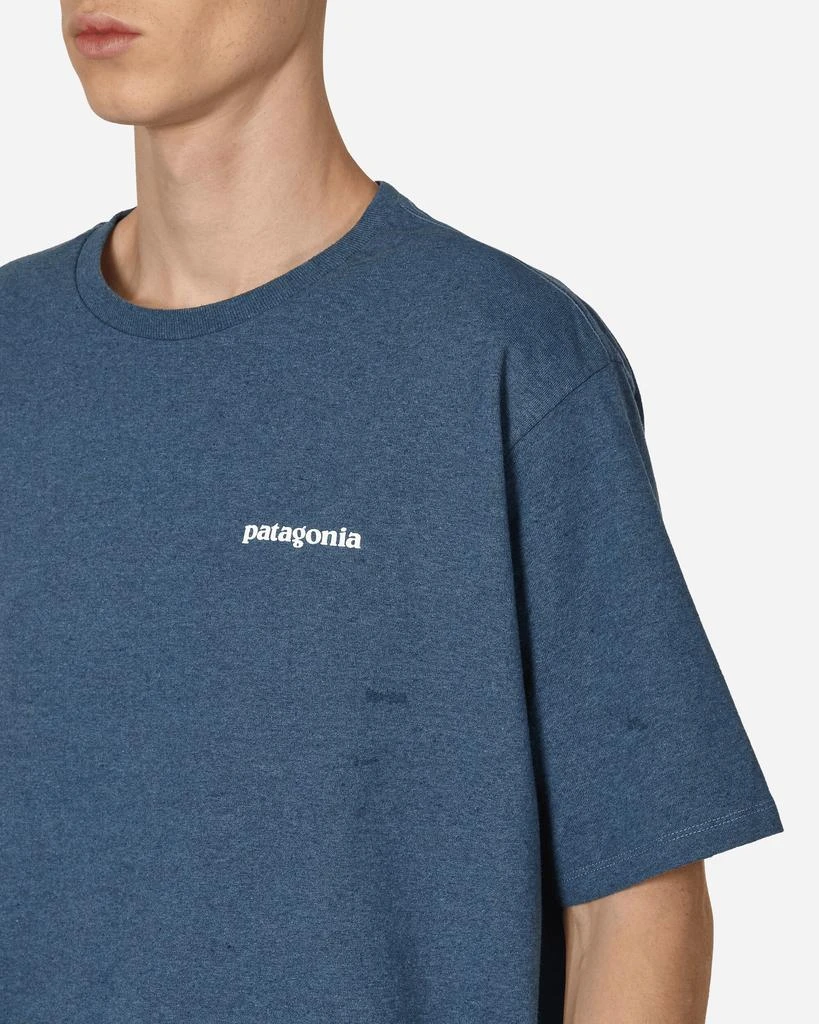 Patagonia P-6 Logo Responsibili T-Shirt Utility Blue 5